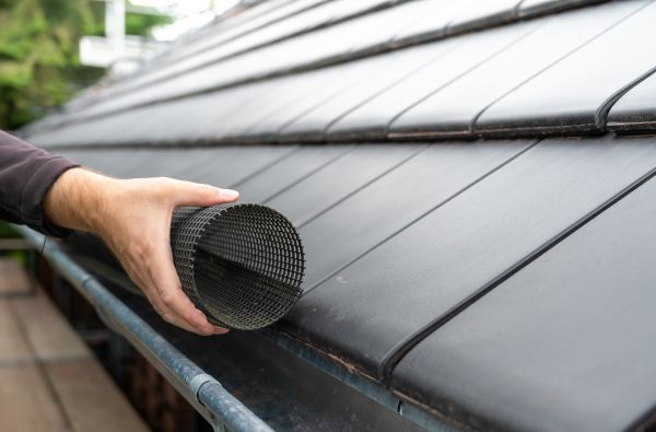 Gutter Mesh Installation in Spring